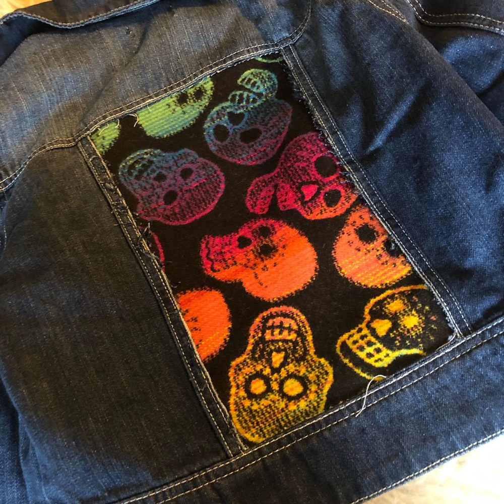 🌵CUSTOM🌵 one of a kind PENDLETON denim jacket